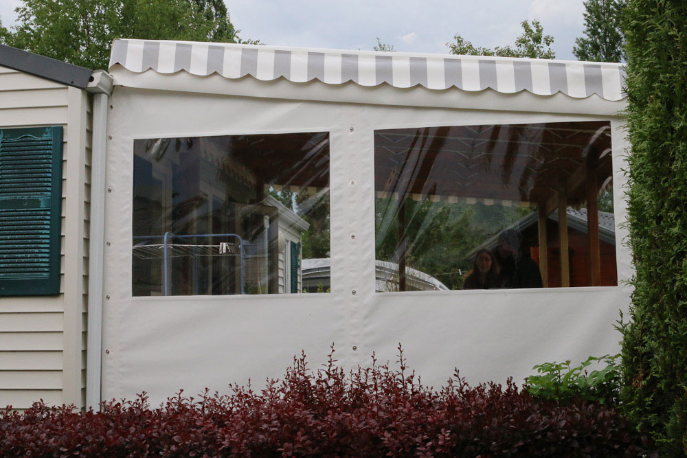 Terrasse de mobil-home bâchée - Bâches 80